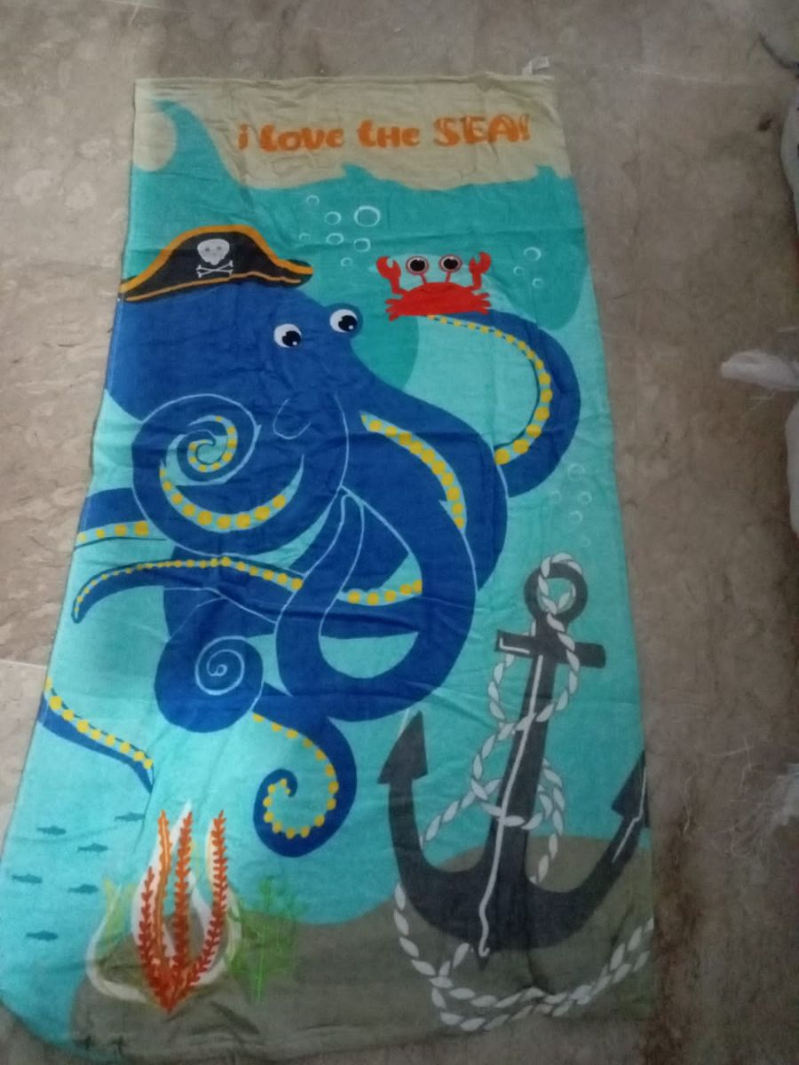 Real factory photo: custom printed towel design